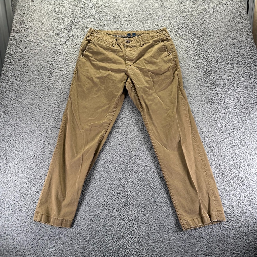 American Eagle Outfitters Pant Men's 32x30 Brown Cotton Khakis Preppy Stretch